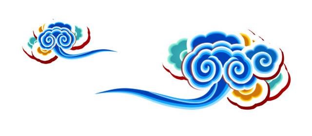 中国风祥云云纹云彩