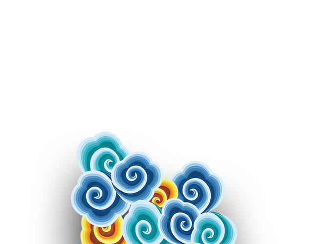 中国风祥云云纹云彩