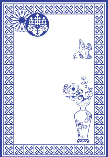 传统青花瓷素材