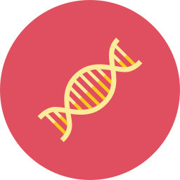 染色体螺旋分子微生物图标素材