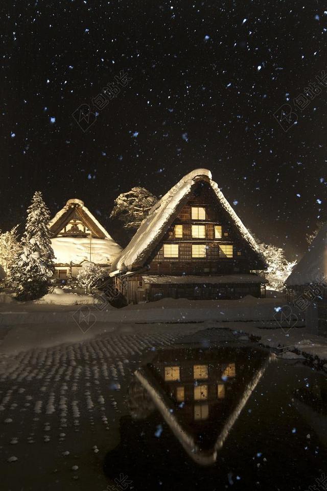 SNOW 白川方明 NUNOHNEUN夜 白川鄕 首页 夜景