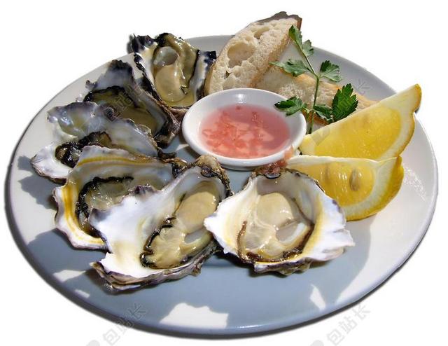 牡蛎 贻贝 美味 吃 美食 海鲜 板 柠檬