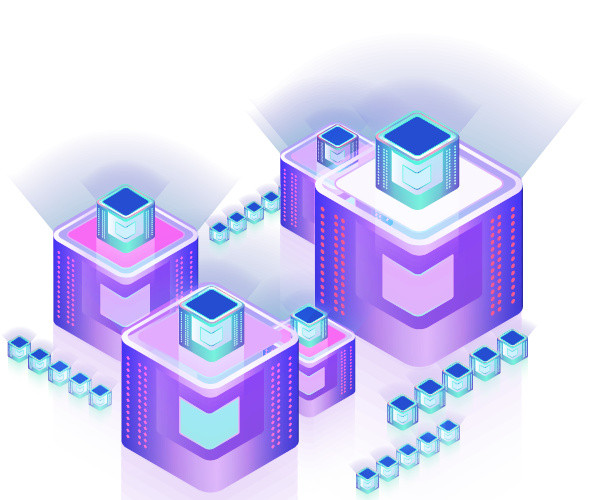 创意彩色3D模型素材