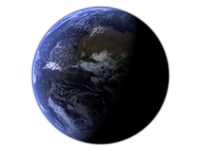 地球星球矢量图素材