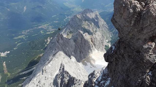 地狱谷 ZUGSPITZE 首脑会议 脊 岩岭 祖格峰地块 山