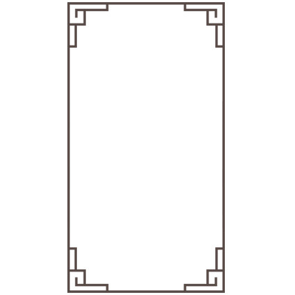 简约线条边框相框素材
