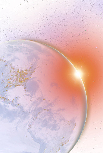 宇宙地球光斑
