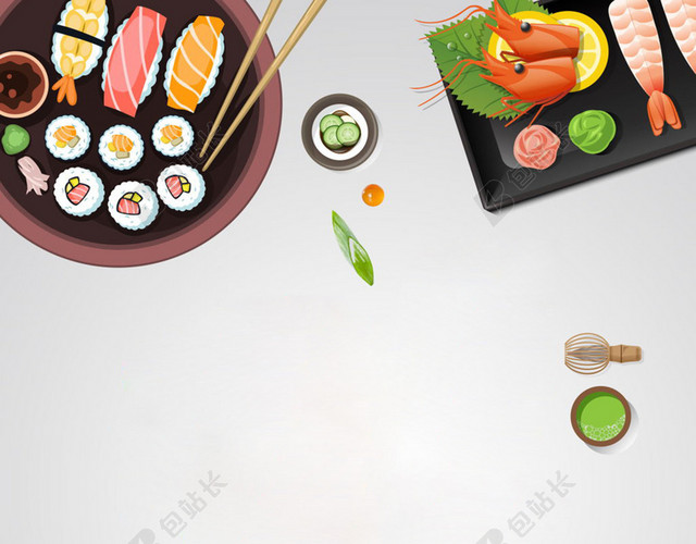 日式料理背景素材
