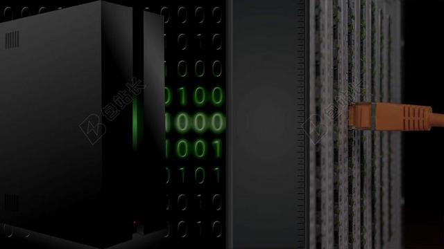 黑色设计科技数码黑色机柜背景图片