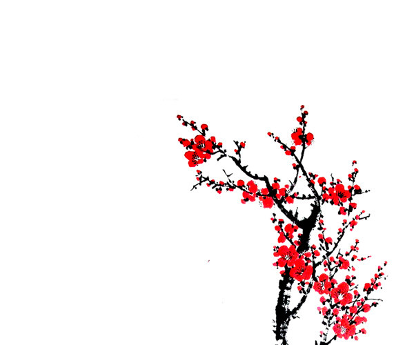 中国元素桃花