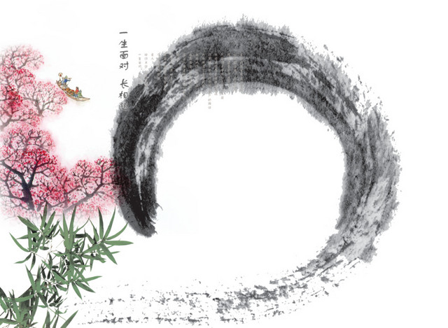 中国风之水墨桃花