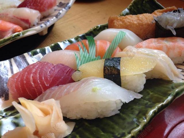 日本餐饮饮食寿司海鲜背景图片