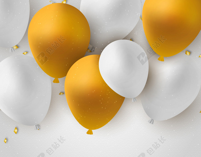 气球生日贺卡