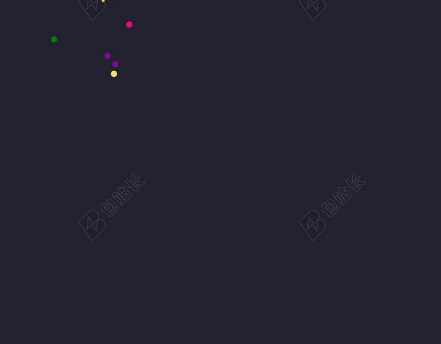 狂欢卡通扁平气球H5图