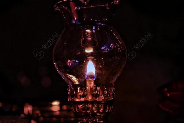 黑色广告写实灯火背景图片