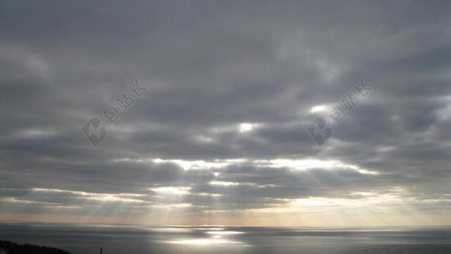 日落 天空 阴沉的天空 阳光下的思考 云的背后有阳光 景观 海滩