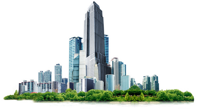 高楼大厦矢量图下载