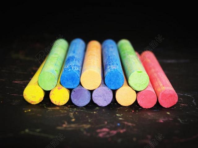 艺术 美术材料 粉笔 特写 颜色 着色 创造力 桩 学校