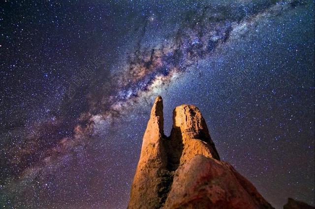 银河 岩 夜 景观 巅峰 澳大利亚 天空 星星 宇宙 户外