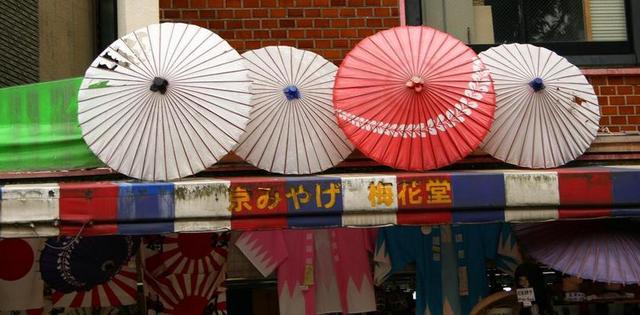 日本 东京 亚洲 纸伞