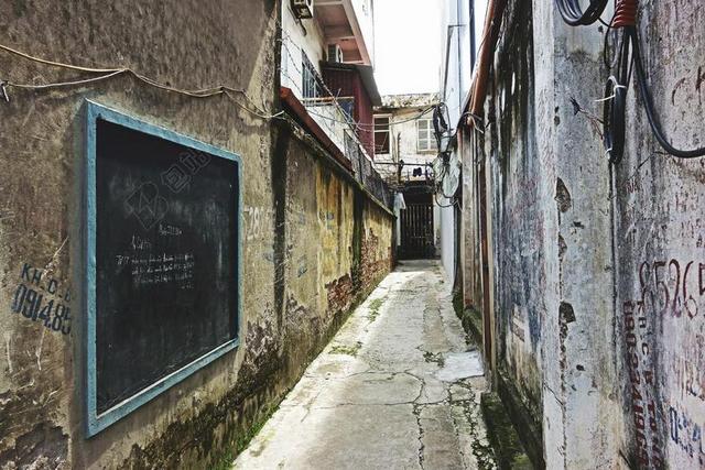胡同 车道 老 脏 那些 城市 没有人 裂缝 堕落 混凝土