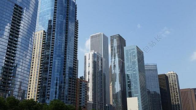 芝加哥 结构 城市 市容 天际线 建设 市中心 摩天楼 美国