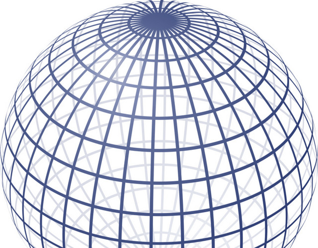 地球网络科技矢量图素材