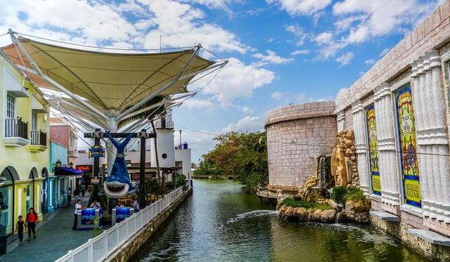 拉伊斯拉博 购物 坎昆 墨西哥 结构 多彩 运河 文化 旅行