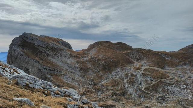 VERCORS 山 秋天 徒步旅行 景观 山间小道 阿尔卑斯山
