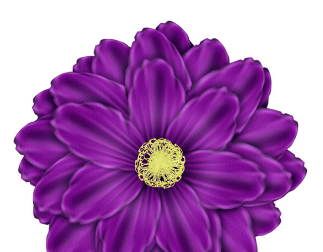 紫色花瓣花朵素材