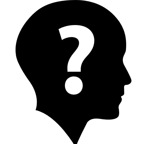 简约标点符号问号头脑