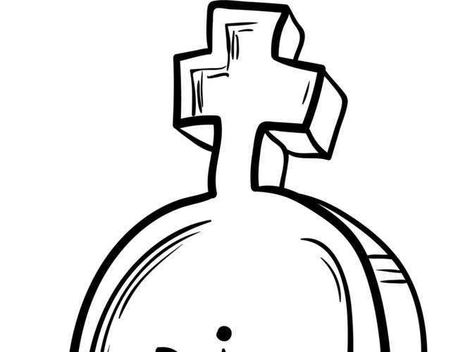 万圣节西方节日墓碑