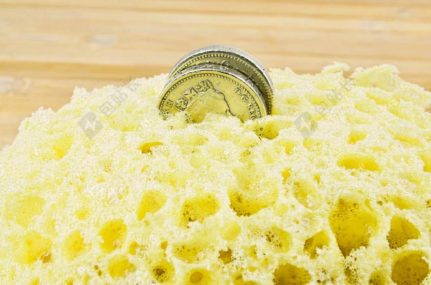 海绵清洗 海绵 清洗 洗涤 浴室 硬币 赚钱 美元