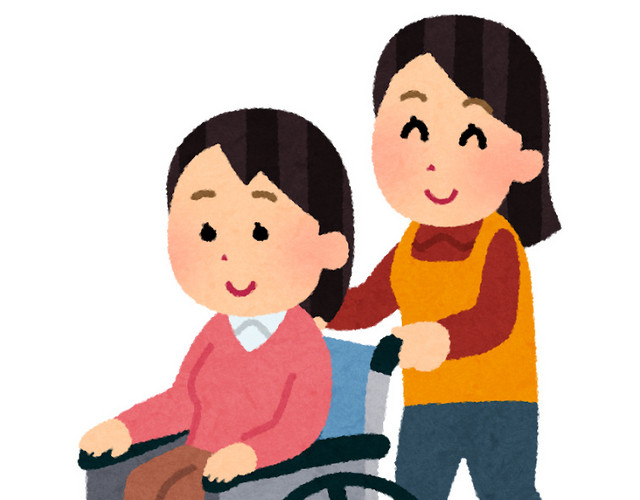 监护病人轮椅素材