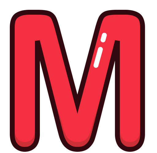 英文字母M素材