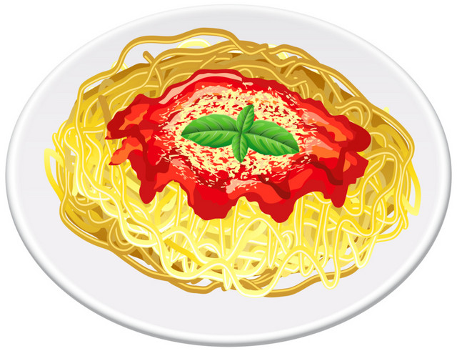 彩色手绘食物美食