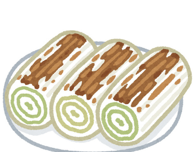 彩色手绘食物美食