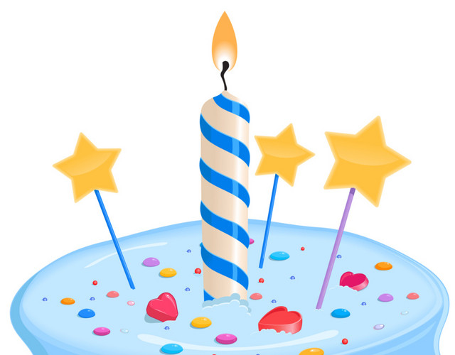 美食食物生日蛋糕