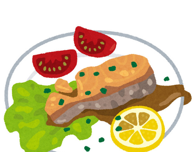 美味食物柠檬鱼排