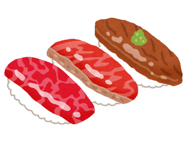 美味食物寿司三文鱼