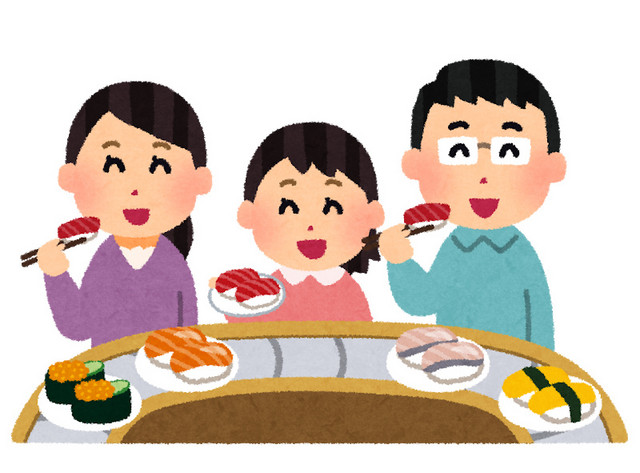 美食食物家人寿司