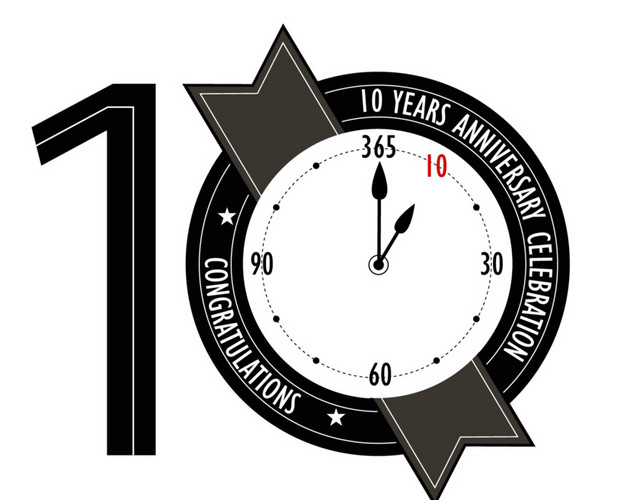 阿拉伯数字时钟10免扣素材