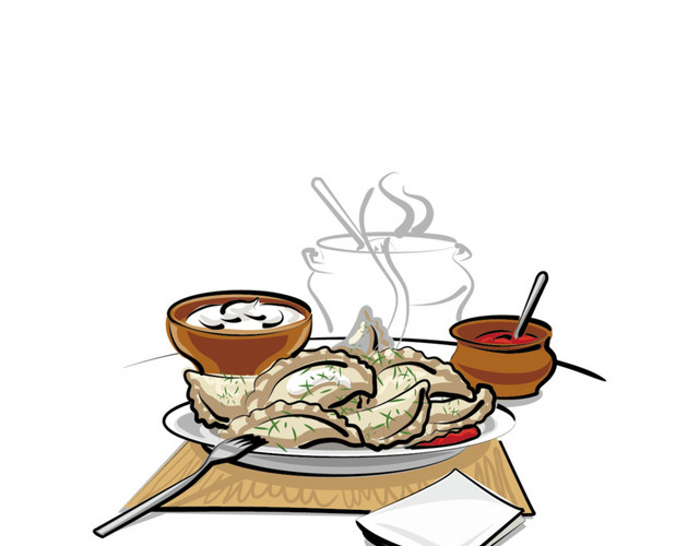 冬至传统食物饺子