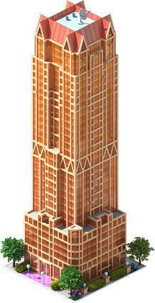 高层建筑物楼房模型