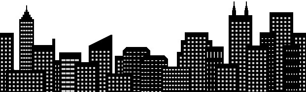 城市剪影城市高楼大厦建筑物剪影