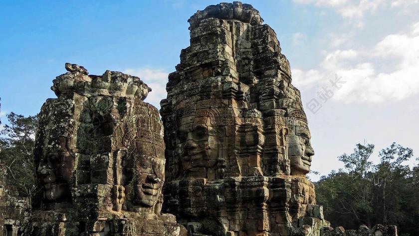 柬埔寨 吴哥 庙 戎 历史 亚洲 寺复杂