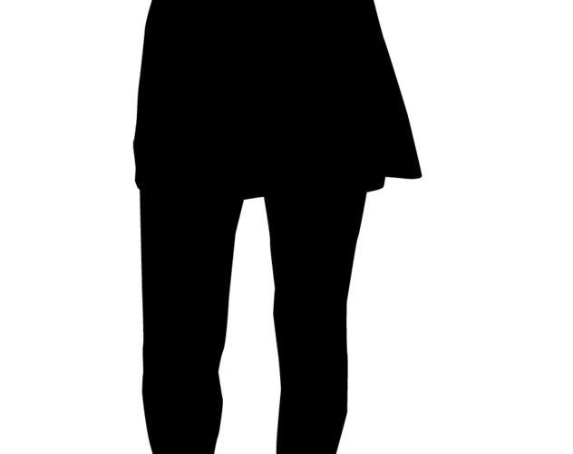 拍照的女人剪影