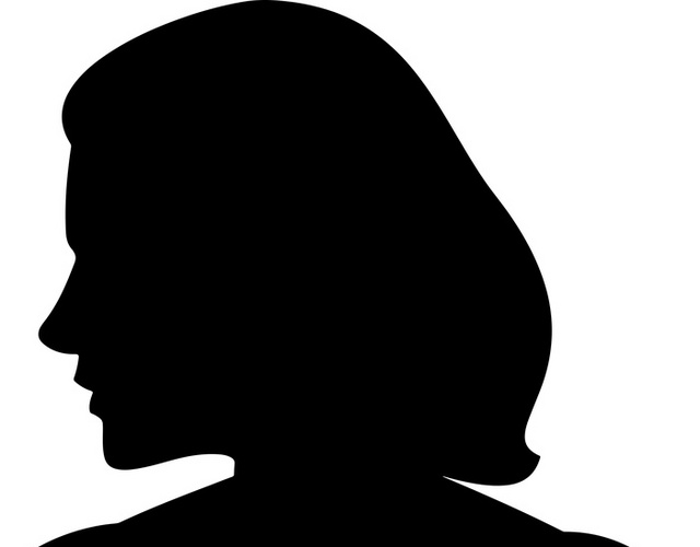 女人头像侧面剪影
