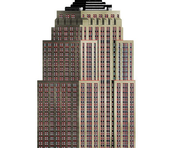 城市高楼大厦建筑物剪影