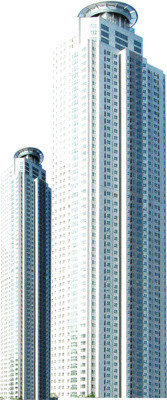 高楼大厦建筑物模型